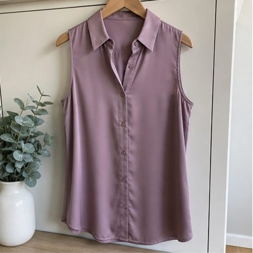 Mauve Wrap Blouse